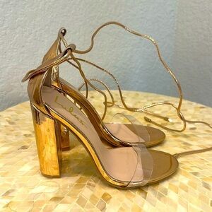 Lulu ankle strap heels Size 7